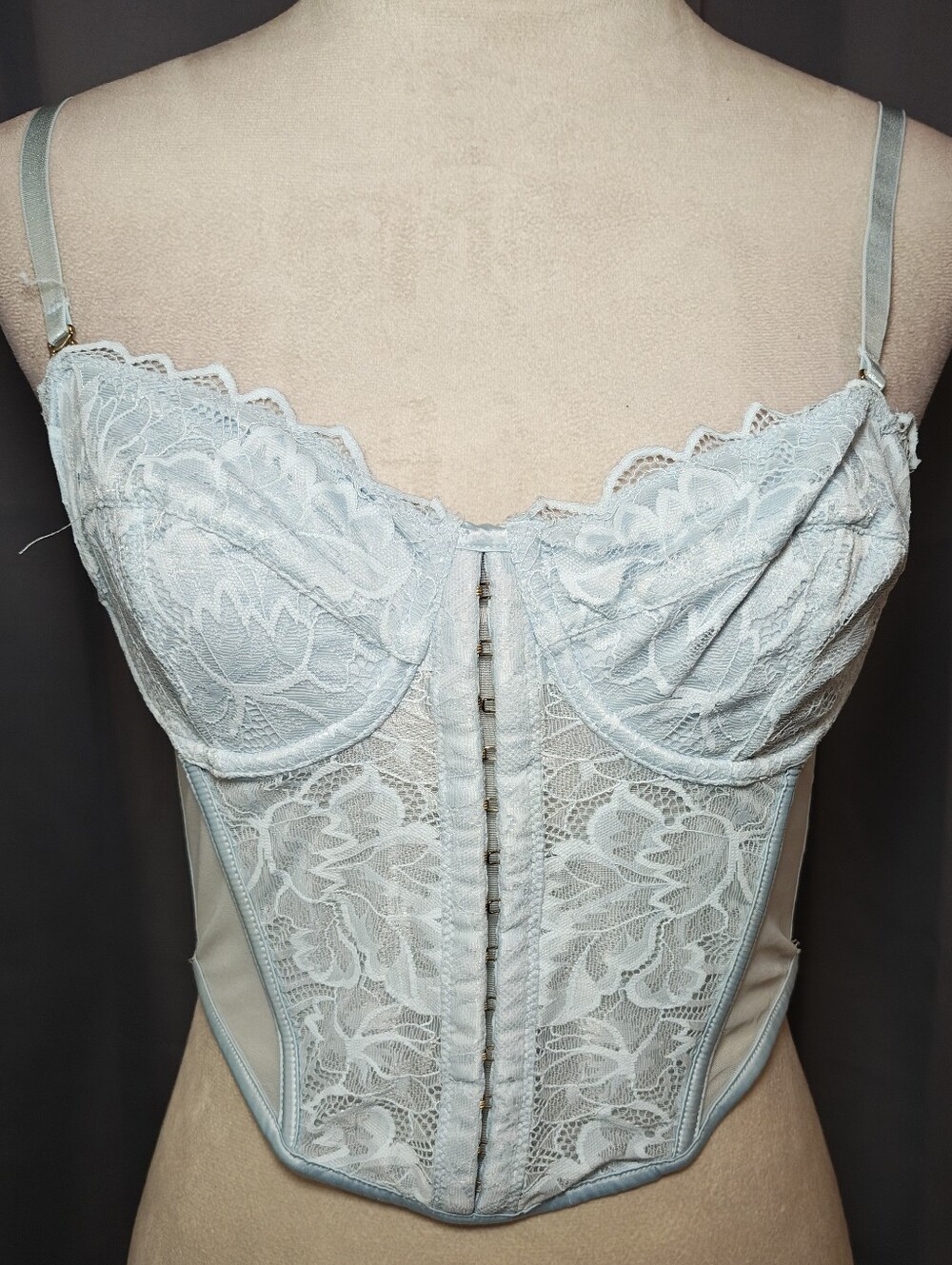 Primark Baby Powder Blue Corset Top.
